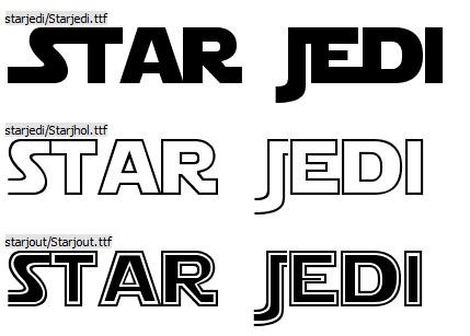 Star Wars Font For Microsoft